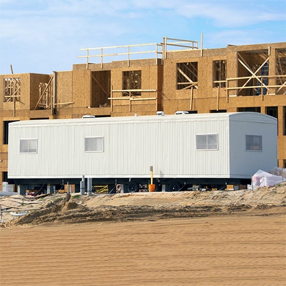 construction & jobsite shower trailers can be powered by generators and offer heating options such as propane or electric